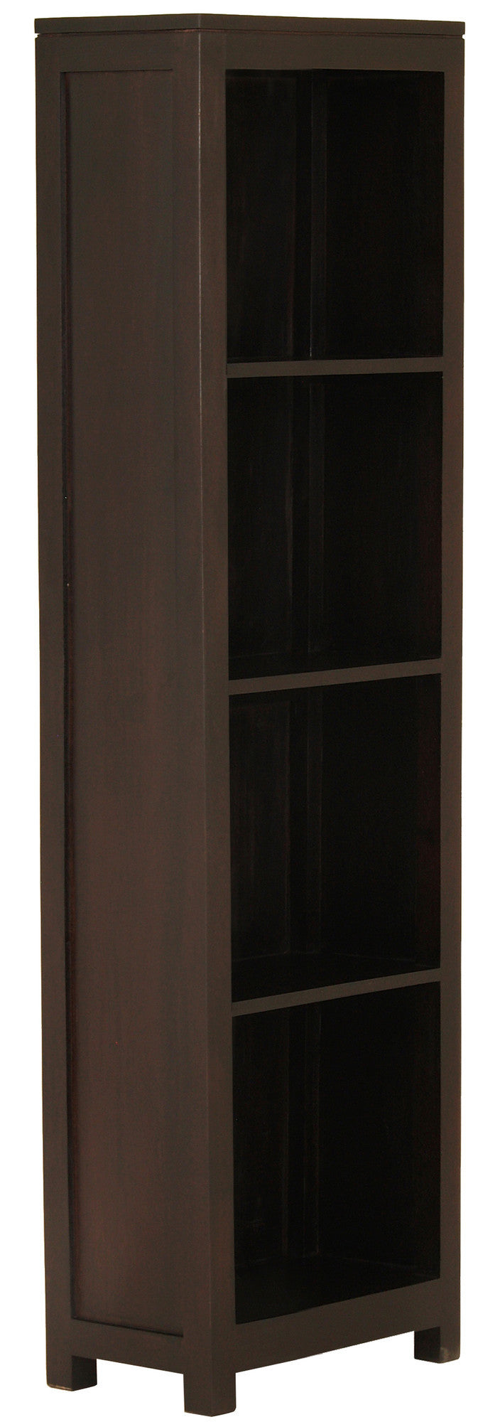 Scandinavia Solid Teak Timber Slim Bookcase - Light Pecan TWS899BC-000-TA-LP