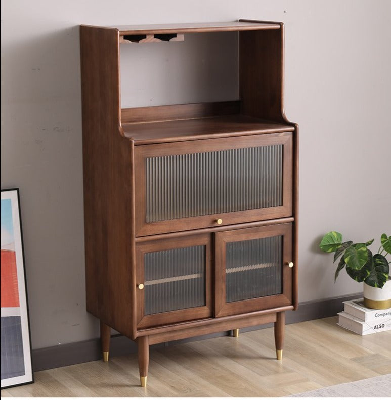 MILES Buffet Hutch Solid Wood Cabinet