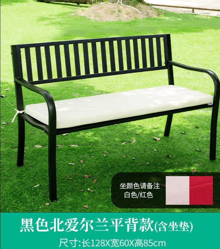 KEVIN B Park Bench Chair Outdoor Simple Bench Garden Leisure