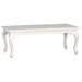 QueenAnne Solid Wood Timber 120cm French Coffee Table - White TWS899CT-120-70-QA-WH_1