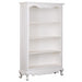 QueenAnne Solid Wood Timber French Tall Bookcase, White TWS899BC-000-QA-180-WH_1