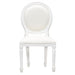 QueenAnne Wood Timber Round Back Dining Chair, White TWS899CH-000-RD-QA-WH_1
