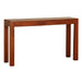 Scandinavia Solid Teak Timber 2 Drawer 130cm Sofa Table - Light Pecan TWS899ST-002-TA-LP_1