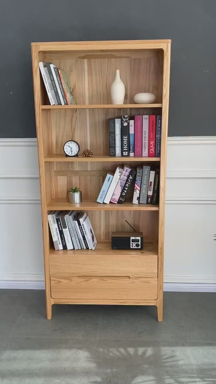 LEONARDO Scandinavian Bookcase Book shelf Nordic Style