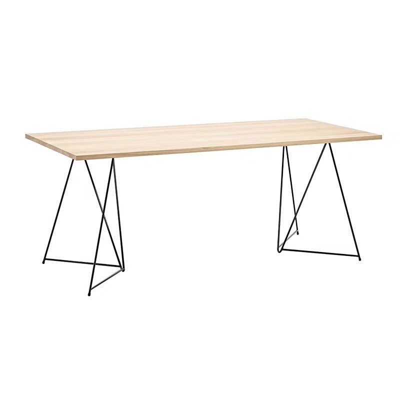 Jesse Solid Wood Dining Table Modern Minimalist solid wood conference table
